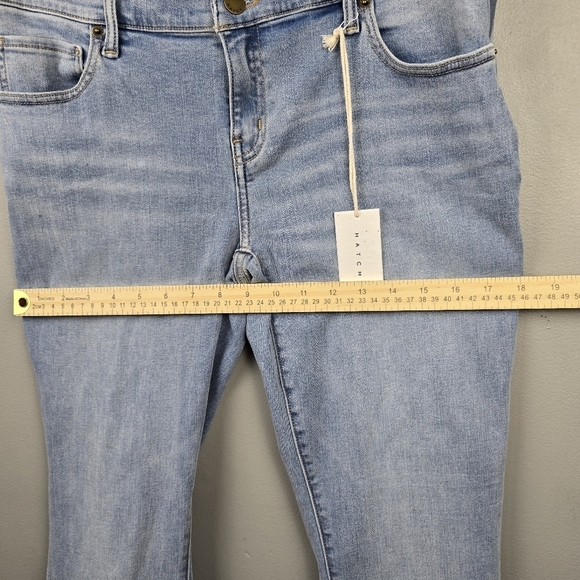 HATCH Under Belly Slim Leg Maternity Jeans Light Wash Womens Size 31 NWT E101806 - Picture 10 of 16